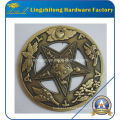 Antique Gold Finishing Masoniccar Emblem